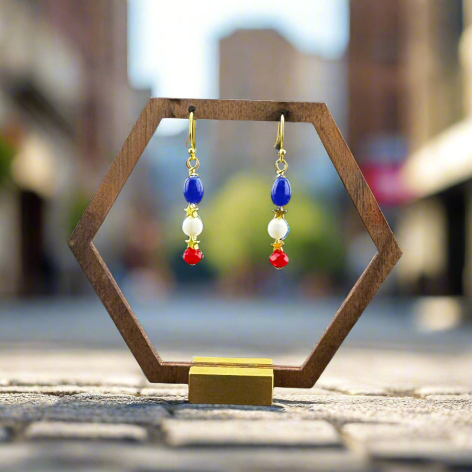 Mini-Star Earrings 1.75”