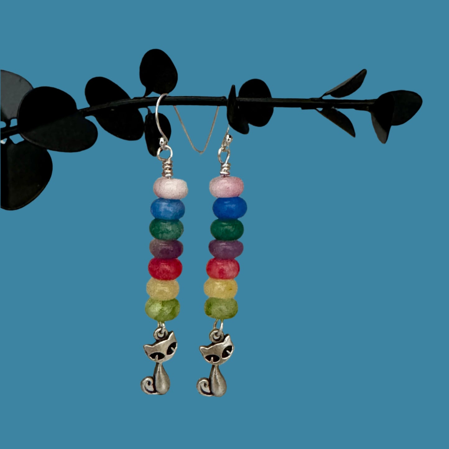 Sassy Cat Earrings 2.75”