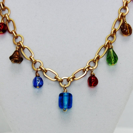Multicolored Necklace 18"