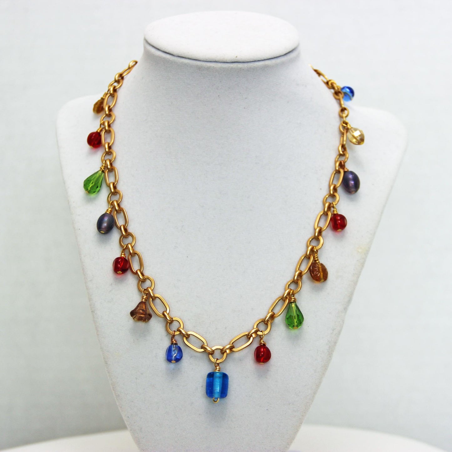 Multicolored Necklace 18"