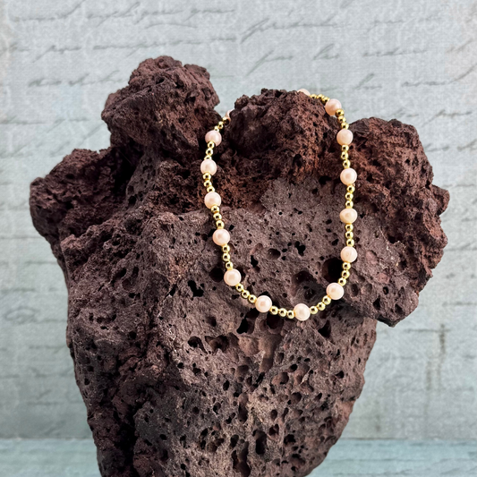 18K Gold-filled Bracelets with Freshwater pearls