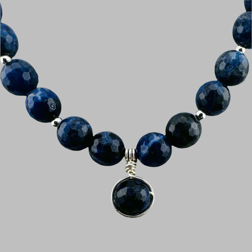 Dark blue Sodalite Necklace