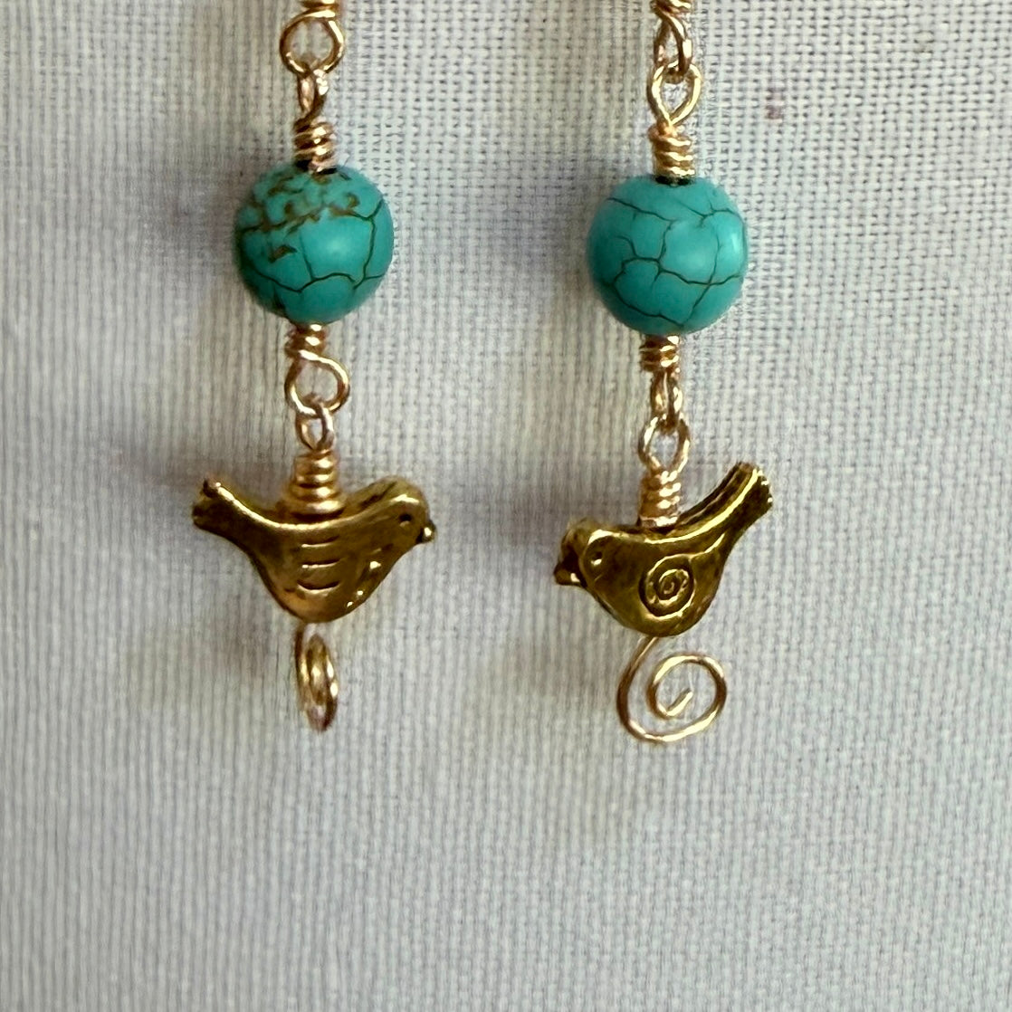 Multi-colored Shoulder with Bird | 3.5”