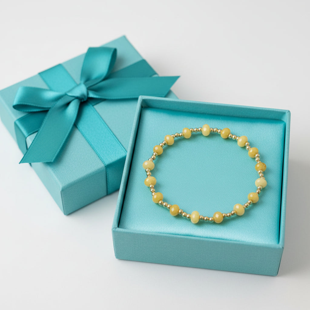 Bracelet | Minimalist | Yellow | 18K Goldfilled | Stretch