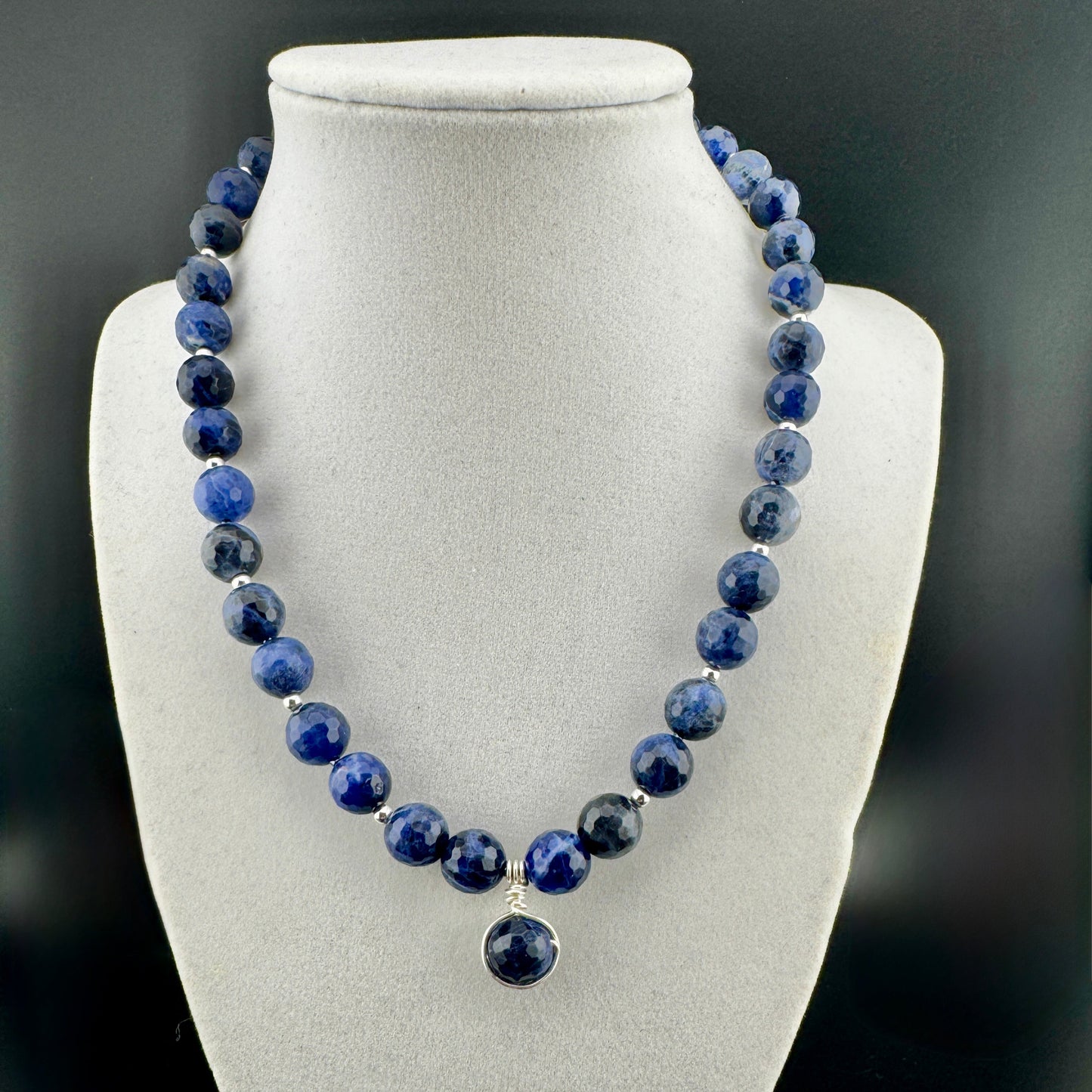 Dark blue Sodalite Necklace