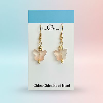 Earrings | Butterfly | Glass | 1.5”
