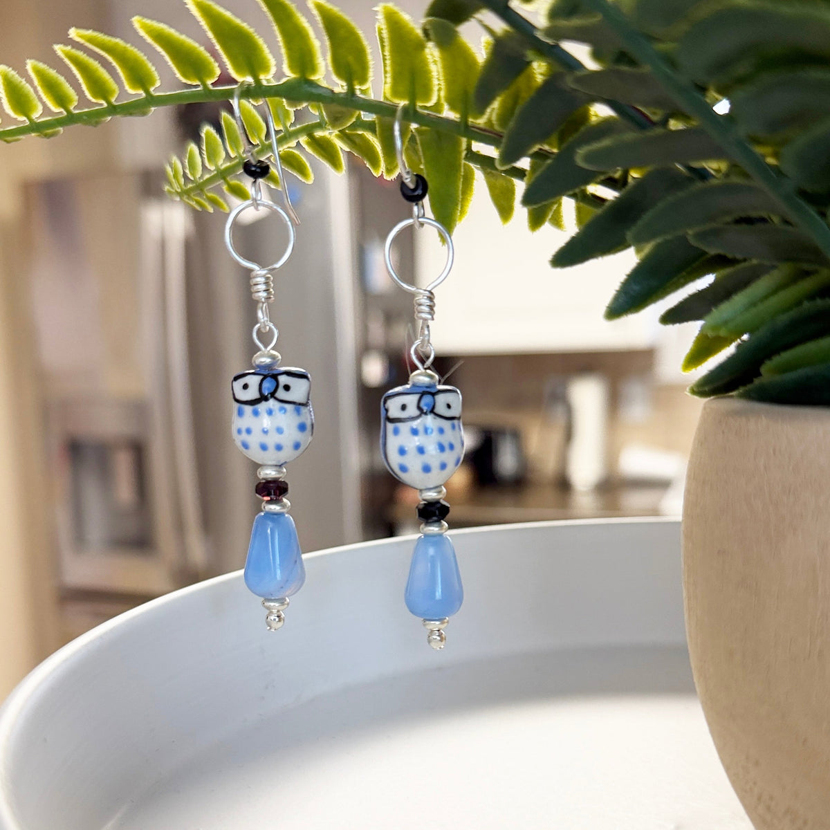 Whimsical Owl Earring