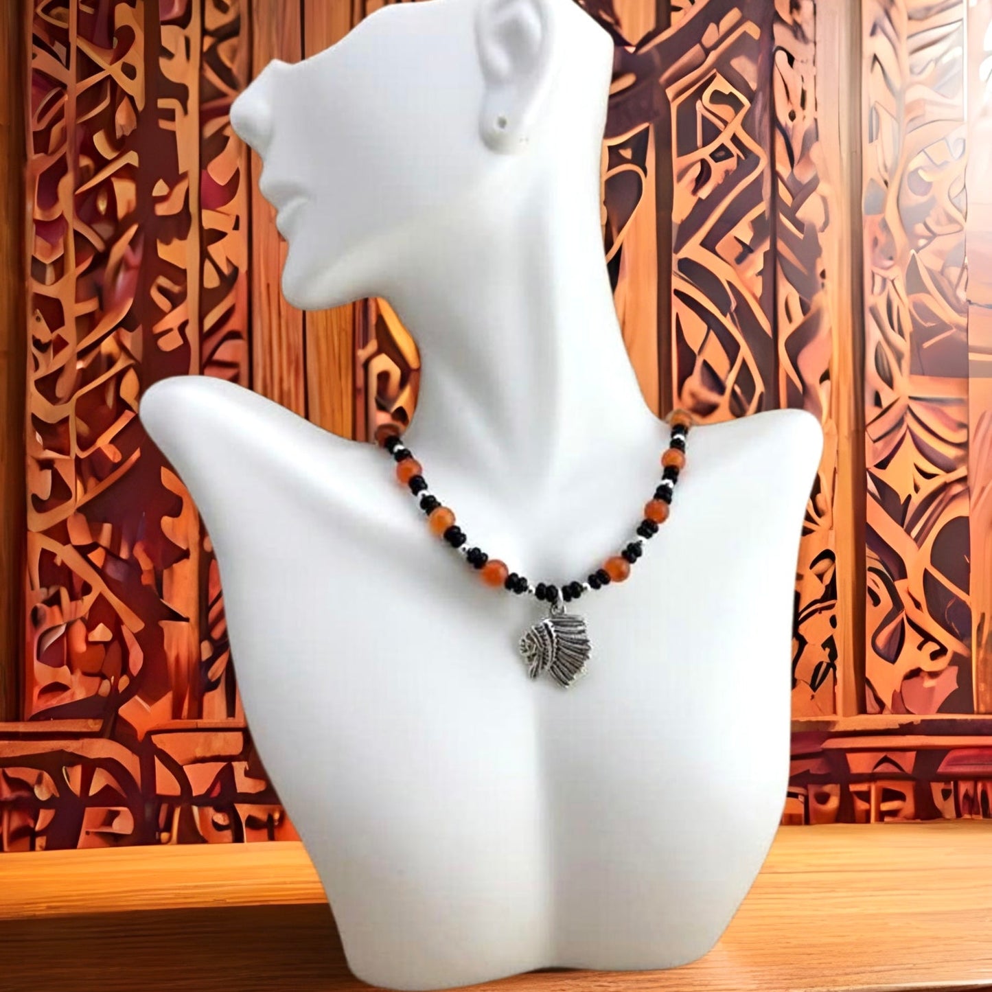 School Spirit Antique Silver Indian