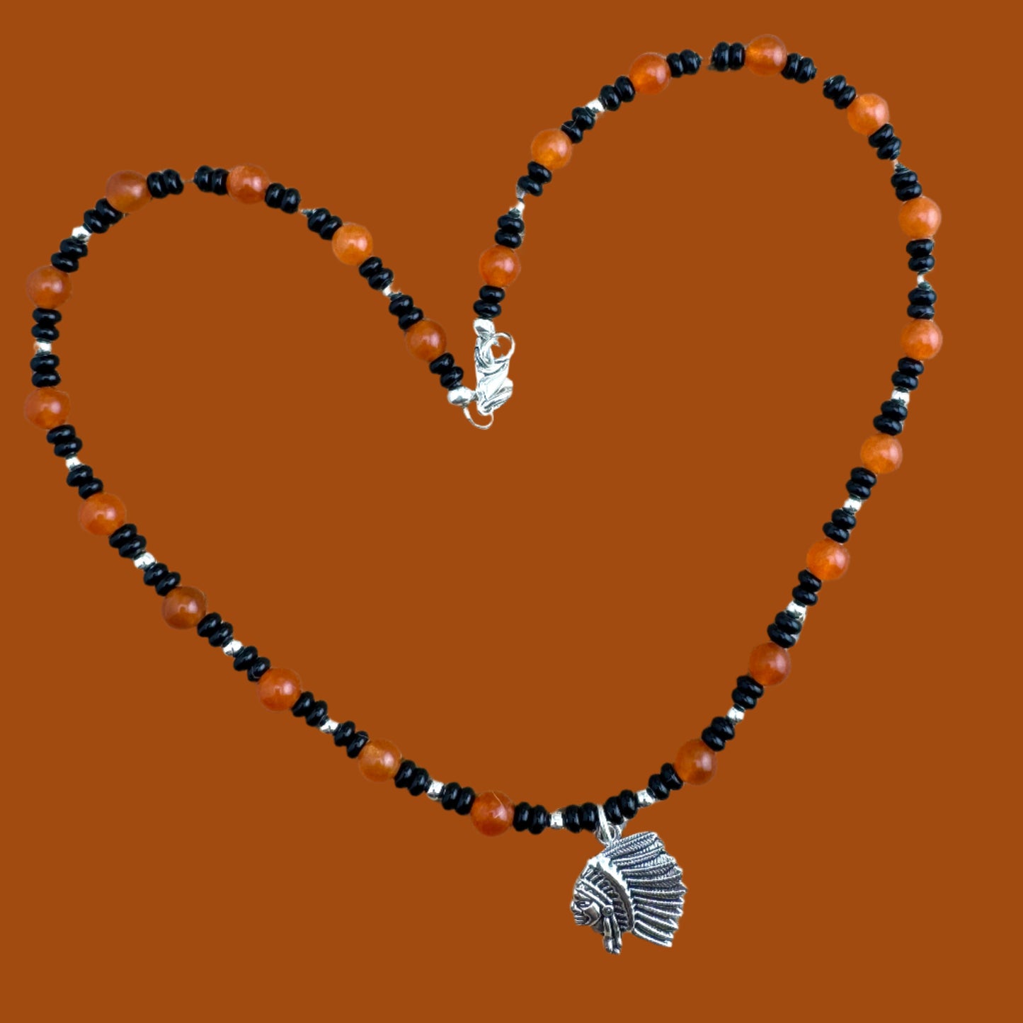 School Spirit Antique Silver Indian