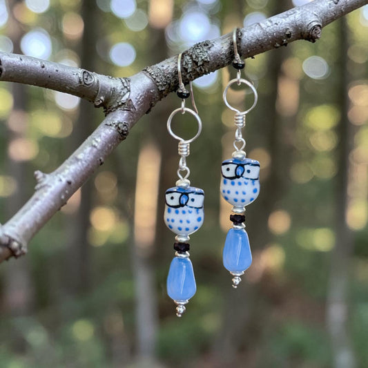 Whimsical Owl Earring
